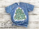 Merry Vibes Only Bleach Tee