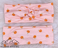 Peach Adult Twisted Headband