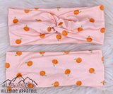 Peach Adult Twisted Headband