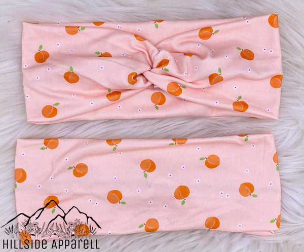 Peach Adult Twisted Headband