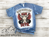 One Drink Away From The Devil Bleach Tee