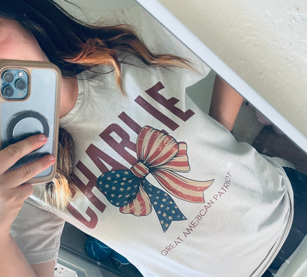 Charlie Bow Tee