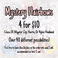 Mystery Hair Bows 4 for $10!