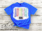 Autism Mama Checkered Tee