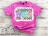 Checkered Mama Tee
