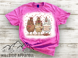 Chicken Valentines Bleach Tee