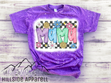 Checkered Mama Tee
