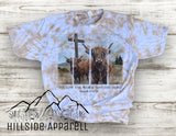 Highland Cow Follow The Word Tee