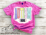 Autism Mama Checkered Tee