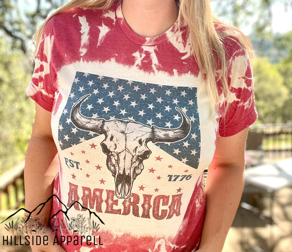 America Bleach Tee