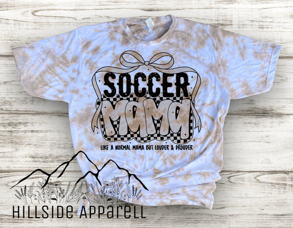 Soccer Mama Tye Dye Hoodie/Tee/Tank