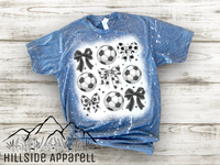 Soccer Bow Bleach Tee