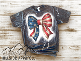 Patriotic Bow Bleach Tee