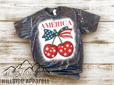 America Cherries Bleach Tee