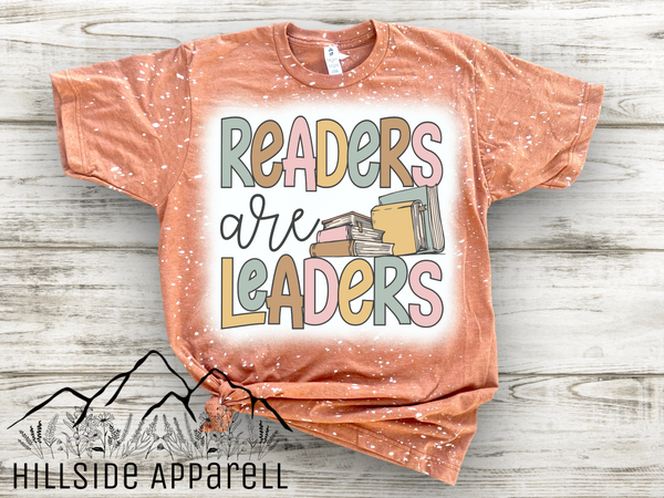 Readers Are Leaders Bleach Tee