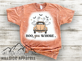 Boo You Whore Halloween Bleach Tee