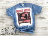 Horror Movies & Chill Bleach Tee