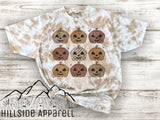 Pumpkin Cheetah Tye Dye Hoodie/Tee/Tank