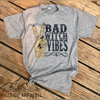 Bad Witch Vibes T-Shirt ~ Gray