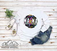 Mama Rainbow Lightning Tee