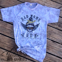 Bad Moms Club Gray Tye Dye Tee