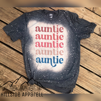 Auntie Splatter Bleach Tee