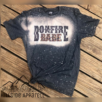 Bonfire Babe Splatter Bleach Tee