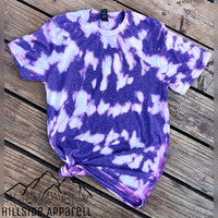 Purple "Acid Wash" Tee