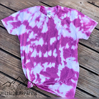 Berry Pink "Acid Wash" Tee