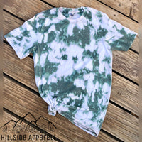 Green  "Acid Wash" Tee