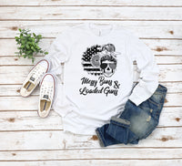 Messy Buns & Loaded Guns Tee