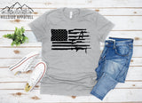 American Flag Guns Tee