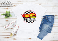 Hot Mess Boy Mama, Hot Wheels Tee