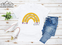 Teacher Pencil RainbowTee