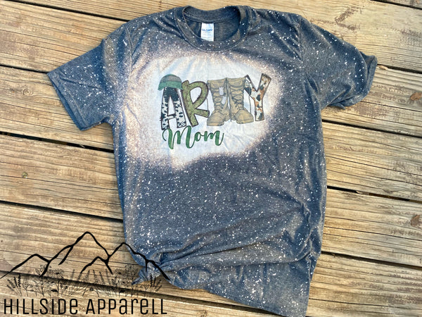 Army Mom Bleach Tee