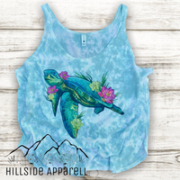 Turtle Tye Dye Hoodie/Tee/Tank