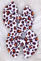 Cheetah Print Hair Bow