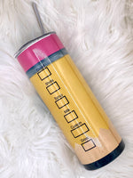 Teacher Fuel Pencil Tumbler