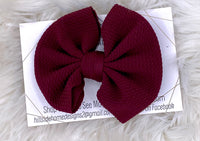 Maroon Hair Bow