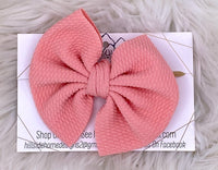 Pink Hair Bow