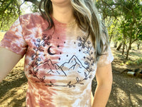 Floral Mountain Moon Scene T-Shirt/Hoodie/Long Sleeve/Tank