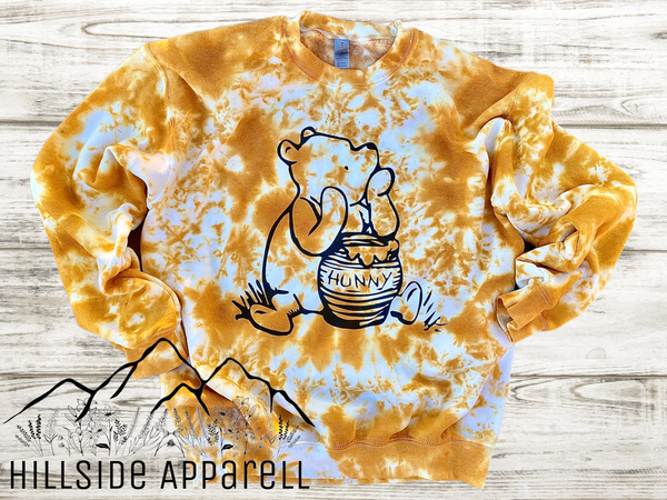 Classic Pooh Tye Dye Hoodie/Tee/Tank