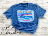 California Golden Coast Bleach Tee