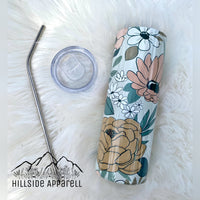 Boho Floral Tumbler