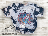 Hello Fall Pumpkin Bleach Tee