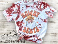 Howdy Santa Bleach Tee