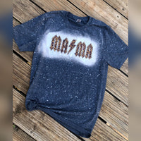 Mama AC/DC Cheetah Bleach Tee