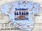 Touchdown Football Season Tye Dye Hoodie/Tee/Tank