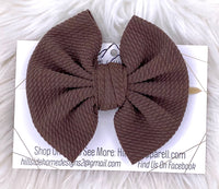 Brown Hair Bow