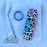 Cheetah Conversation Heart Tumbler